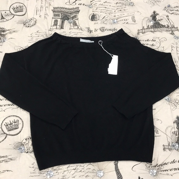 💥Vince Asymmetrical Cold Shoulder Cashmere - Picture 3 of 8